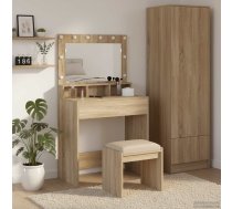 Dressing Galds Ar Plauktu Sonoma Ozols 75,5 X 41 X 135 Cm Vidaxl 8721158851390