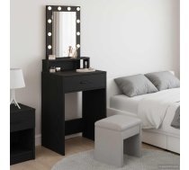 Dressing Galds Melna 50 X 41 X 140 Cm Inženierijas Koks Vidaxl 8721158851833