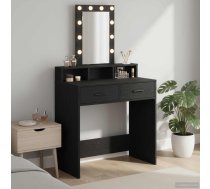 Dressing Galds Melna 79 X 41 X 140 Cm Inženierijas Koks Vidaxl 8721158851925