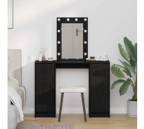 Dressing Galds Melna 102 X 33 X 135 Cm Inženierijas Koks Vidaxl 8721158852106