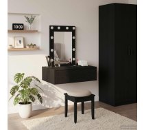 Dressing Galds Melna 60 X 40 X 70 Cm Inženierijas Koks Vidaxl 8721158852465