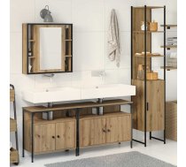 Vannas Istabas Mēbeļu Komplekts Ar Plauktu 4 Pcs Artisānā Ozols Vidaxl 8721158868800