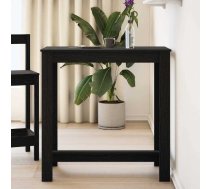 Bāra Galds Melns Ozolkoks 102 X 50 X 103.5 Cm Inženierijas Koks Vidaxl 8721158890221