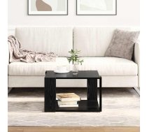 Kafijas Galdiņš Melns Ozolkoks 51,5 X 51,5 X 30 Cm Vidaxl 8721158973108