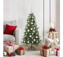 Mākslīgā Saliekamā Ziemassvētku Egle Zaļa 120 Cm Pe Un Pvc Vidaxl 8721288283566