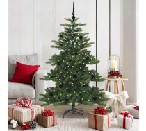 Mākslīgā Saliekamā Ziemassvētku Egle Zaļa 150 Cm Pvc Un Tērauds Vidaxl 8721288286147