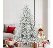 Mākslīgā Saliekamā Ziemassvētku Egle Su 300 Led Balts 180 Cm Vidaxl 8721288286741