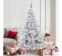 Mākslīgā Saliekamā Ziemassvētku Egle Su 300 Led Balts 180 Cm Vidaxl 8721288286840