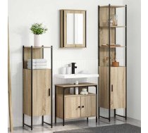 Vannas Istabas Mēbeļu Komplekts Ar Plauktu 4 Pcs Sonoma Ozols Vidaxl 8721288293343