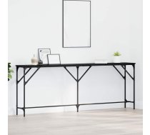 Konsoles Galds Melns Ozols 200 X 29 X 75 Cm Vidaxl 8721288518422