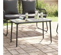 Dārza Galds Melna 80 X 40 X 45 Cm Poliratāns Vidaxl 8721288582737