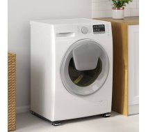 Veļas Mazgājamās Mašīnas Pamatne 2 Pcs Melna 72 X 5 X 4,5 Cm Vidaxl 8721288599308