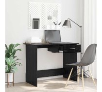 Galds Melns Ozolkoks 100 X 50 X 76 Cm Inženierijas Koks Vidaxl 8721288729811