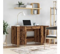 Galds Ar Plauktu Vecs Koks 140 X 50 X 75 Cm Inženierijas Koks Vidaxl 8721288762511