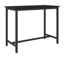 Galds Melns Ozolkoks 100 X 50 X 76,5 Cm Vidaxl 8721288933713