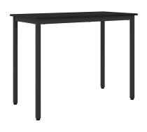 Galds Melns Ozolkoks 100 X 50 X 76,5 Cm Vidaxl 8721288933980