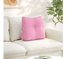 Atpakaļ Spilvens Rozā 45 X 24 X 50 Cm Audums Vidaxl 8721288948397