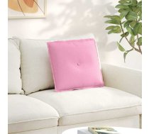 Atpakaļ Spilvens Rozā 50 X 19 X 45 Cm Audums Vidaxl 8721288959140