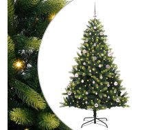 Mākslīgā Izliektā Ziemassvētku Egle Ar 150 Led Gaismām 150 Cm Vidaxl 8721288989444