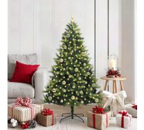Mākslīgā Izliektā Ziemassvētku Egle Ar 150 Led Gaismām 150 Cm Vidaxl 8721288989468
