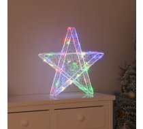 3D Zvaigzne Su 50 Led Daudzkrāsains 55 X 53.5 X 10 Cm Akrils Vidaxl 8721359355239