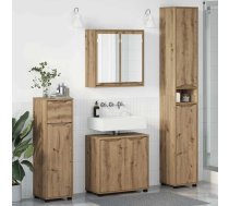 Vannas Istabas Mēbeļu Komplekts Ar Plauktu 4 Pcs Artisānā Ozols Vidaxl 8721359389838