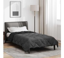 Pilnas Gada Sega Melns Un Anthracite 200 X 135 Cm Mikrošķiedra Vidaxl 8721364404700