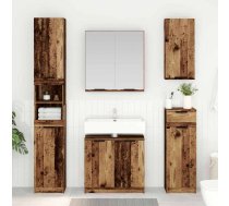 Vannas Istabas Skapju Komplekts Ar Plauktu 3 Pcs Vecs Koks Vidaxl 8721364526020