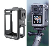 For DJI Osmo Action 3 TELESIN OA-FMS-004 Motion Camera Metal Rabbit Cage Protection Frame(Grey)