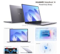 HUAWEI MateBook 14 Laptop, 16GB+512GB, 14 inch Touch Screen Windows 11 Home Chinese Version, Intel 12th Gen Core i5-1240P Integrated Graphics(Grey)