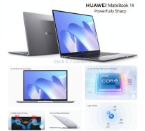HUAWEI MateBook 14 Laptop, 16GB+512GB, 14 inch Touch Screen Windows 11 Home Chinese Version, Intel 12th Gen Core i5-1240P Integrated Graphics(Silver)