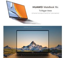 HUAWEI MateBook 16s Laptop, 16GB+512GB, 16 inch Touch Screen Windows 11 Home Chinese Version, Intel 12th Gen Core i5-12500H Integrated Graphics(Dark Grey)