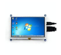 WAVESHARE 5 Inch HDMI LCD (B) 800x480 Touch Screen for Raspberry Pi Supports Various Systems