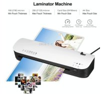 Osmile SL299 A4 Laminator Machine Set With 15 Laminating Pouches Paper Cutter Corner Rounder(EU Plug)