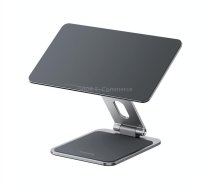 For Pad 12.9 inch Baseus MagStable Series Aluminum Alloy Magnetic Tablet Stand(Space Grey)