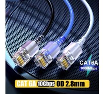 SAMZHE Cat6A Ethernet Cable UTP Network Patch Cable 15m(White)