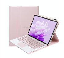 For Huawei MatePad Air 11.5 inch 2023 AH14-A Lambskin Texture Ultra-thin Detachable Bluetooth Keyboard Leather Case with Touchpad(Pink)