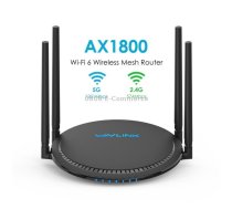 WAVLINK WN531AX2 AX1800 Dual Band Gigabit Wireless Internet Router WiFi 6 Repeater, Plug:EU Plug