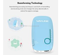 WAVLINK WN576K1 AC1200 Household WiFi Router Network Extender Dual Band Wireless Repeater, Plug:EU Plug (Blue)