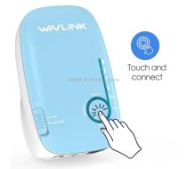 WAVLINK WN576K2 AC1200 Household WiFi Router Network Extender Dual Band Wireless Repeater, Plug:EU Plug (White)