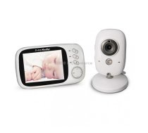 VB603 3.2 inch LCD 2.4GHz Wireless Surveillance Camera Baby Monitor, Support Two Way Talk Back, Night Vision(White)