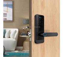 LOCSTAR C89 Smart Fingerprint Password Lock Home Indoor Door TUYA System Lock(Black)
