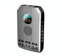 Ozio K21-S 24V 200W Smart Car LED Digital Display Power Inverter Converter(Silver)