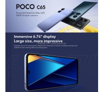 Xiaomi POCO C65 Global, 6GB+128GB, 6.74 inch MIUI 14 MediaTek Helio G85 Octa Core 2.0GHz, NFC, Network: 4G(Black)