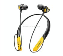 WK VC02 Neckband Wireless Bluetooth Earphone(Yellow)