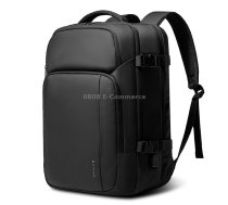 BANGE BG-7690 Mens Business Double-Shoulder Backpack Large Capacity Waterproof Traveling Computer Bag(Black)