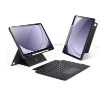 For Samsung Galaxy Tab A9+ DUX DUCIS DK Floating Magnetic Keyboard Leather Tablet Case(Black)