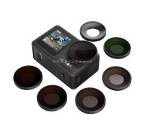 For DJI Osmo Action 4 AMagisn Waterproof Filter Sports Camera Accessories, Style: ND8+ND16+ND32+CPL