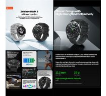 Zeblaze Btalk 3 1.39 inch Screen Voice Calling Smart Watch, Support Heart Rate / Blood Pressure / Blood Oxygen(Starlight Silver)