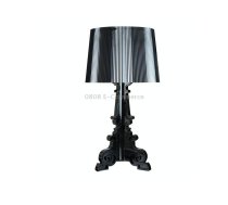 LED Bedlamp Bedroom Living Room Acryl Desk Lamp Bedside Lamp Shade Table Light Night(Black)